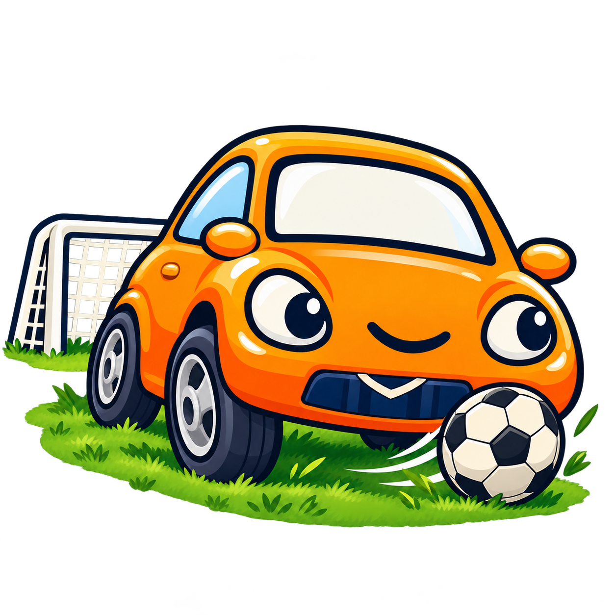 Mascota jucând fotbal